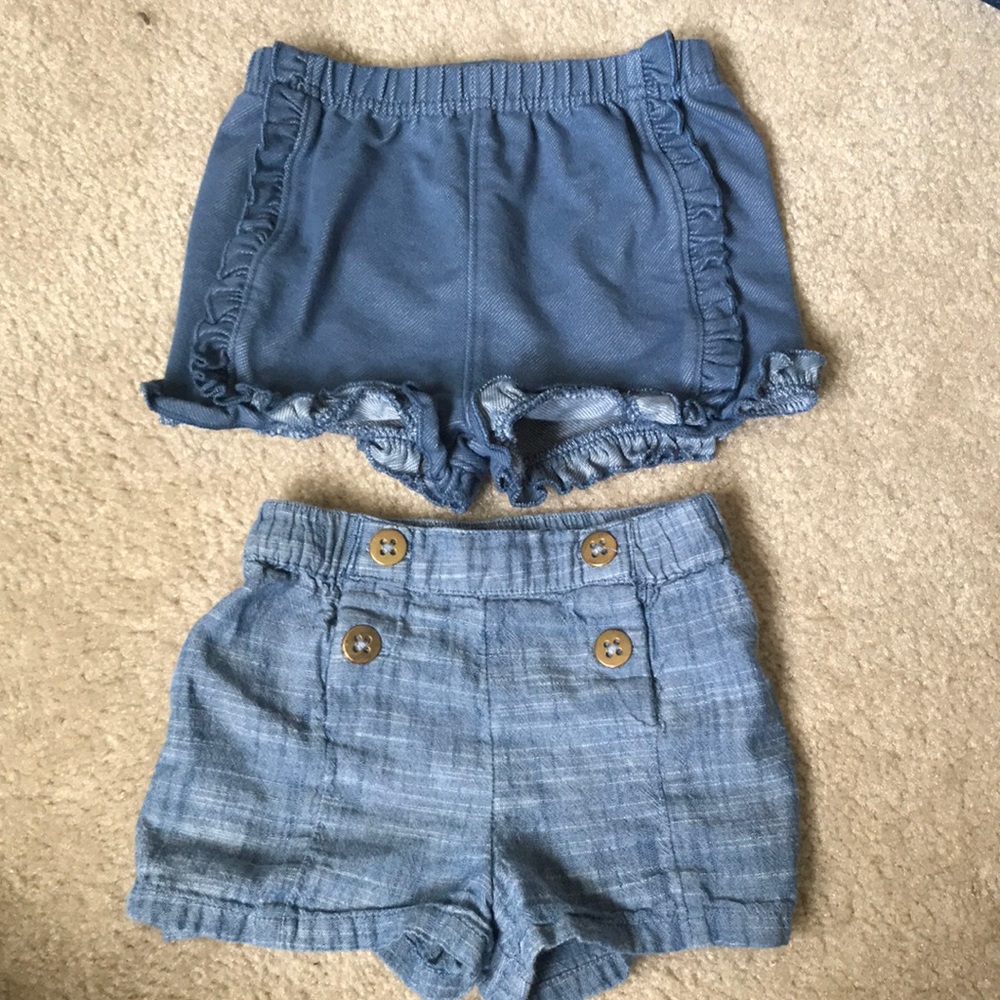 Baby Girls 12 month jean shorts